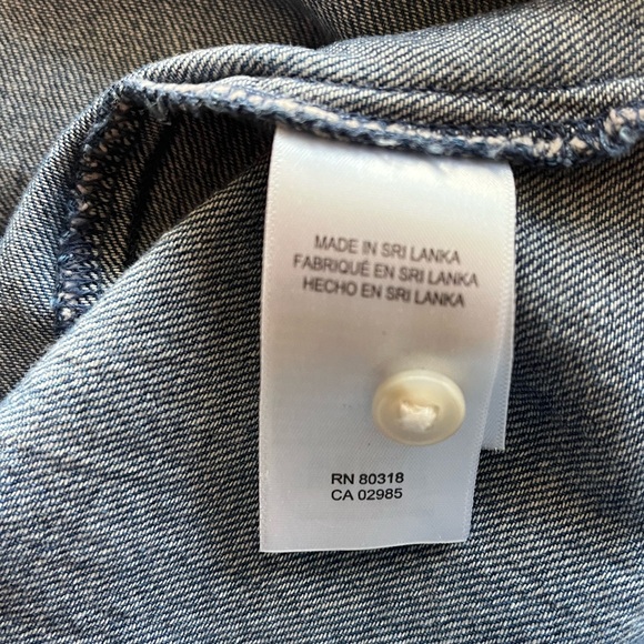Lucky Brand Demin/Chambray Shirt button-down Size-L - Picture 7 of 11